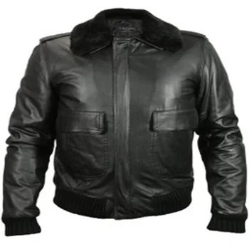 
Mens fashion Leather Jacket Top Quality 