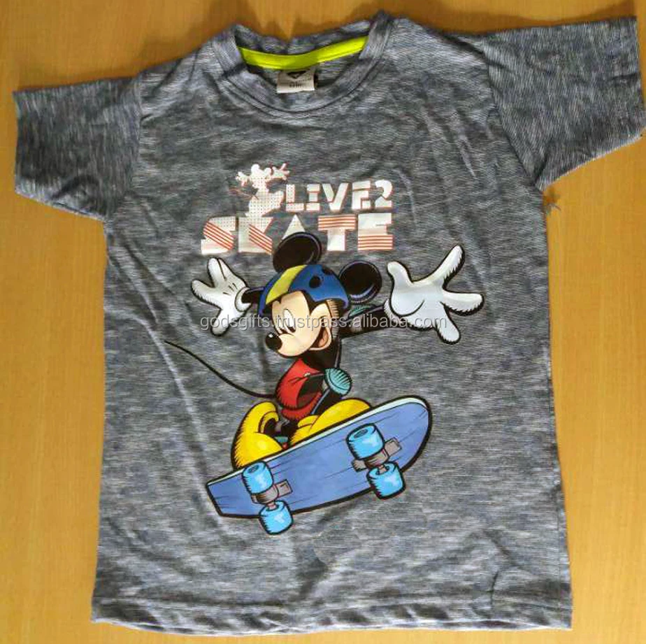 Crew Neck boys t-shirt oem Round Neck printed children t-shirt for boys cheap wholesale india cheap wholesale Quality Assurance