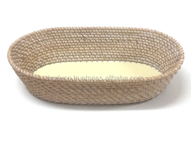 Wholesale Bamboo Rattan Basket, Serving Tray, Rattan Tray from Vietnam