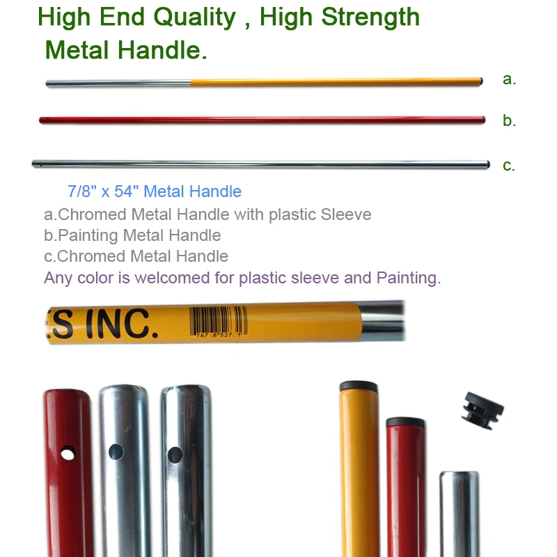 Curved Bristle plastic leaf rake broom