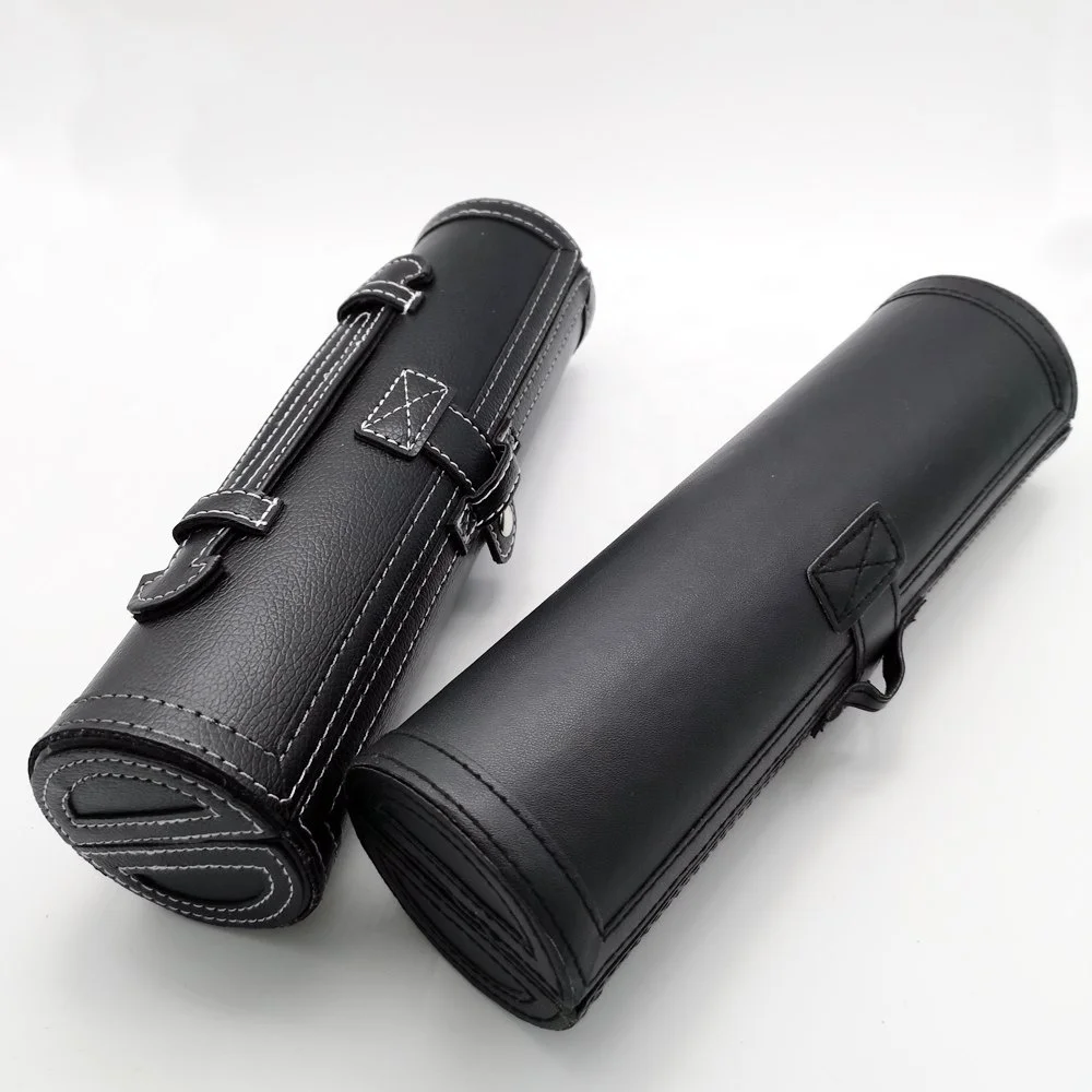 Promotional Custom Made High Quality Man Gift Hotel Home Outdoor Traveling Portable PU Leather Case Shoe Shine Kit