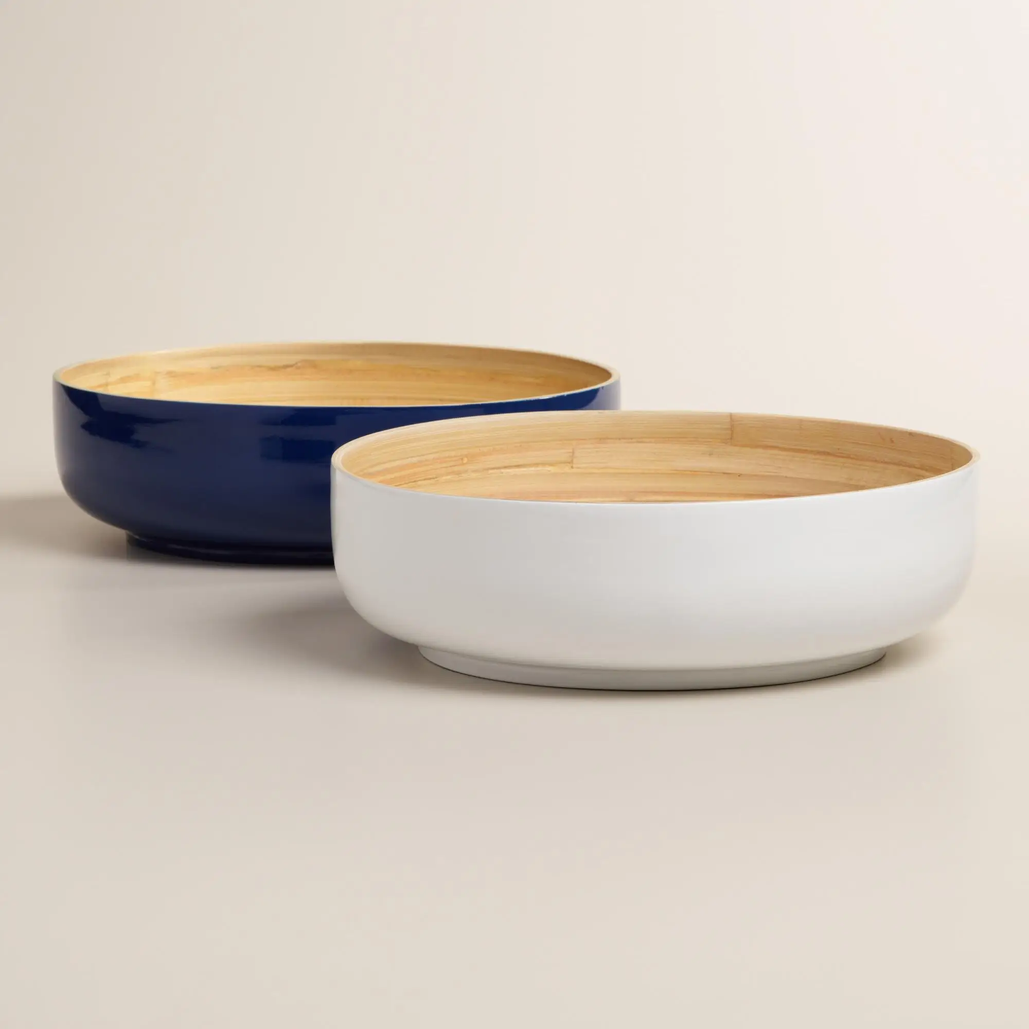 Cheap wholesale natural bamboo rice bowl made in Vietnam / Vietnam spun bamboo bowls