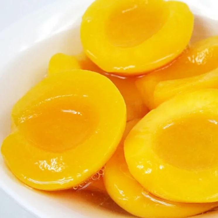 Wholesale Sweet Fruit Canned Yellow Peach Halves