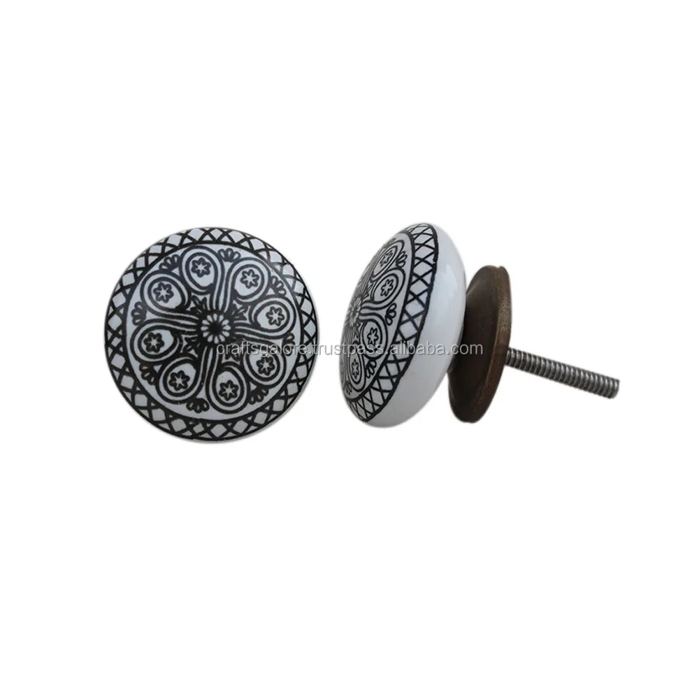 Ceramic Knobs Furniture Handle & Knob Modern for Sale with Unique Design Requested
