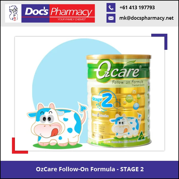
Ozcare Stage 2 Follow-On Wholesale Baby Milk Formula 