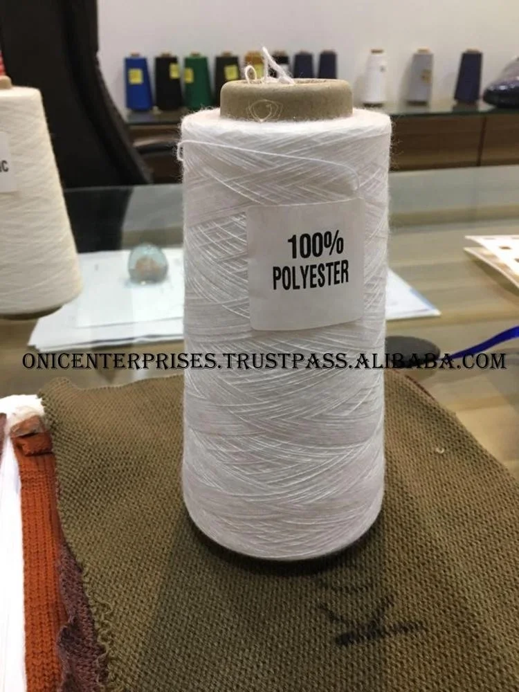 100 полиэфирная переработанная пряжа, акриловая пряжа, меланжевая пряжа-одна организация-все пряжи и все компоненты