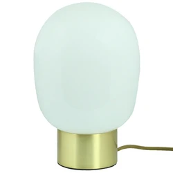 glass lampshade gold table light touch dimmable desk lamp