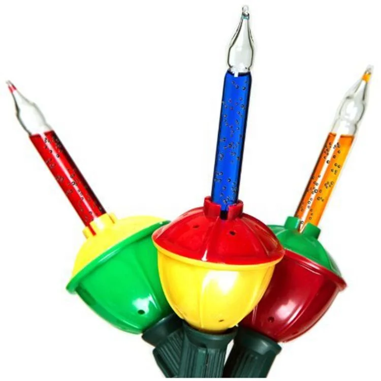 
Replacement Incandescent Bubble Light Tubes for Christmas light trees 