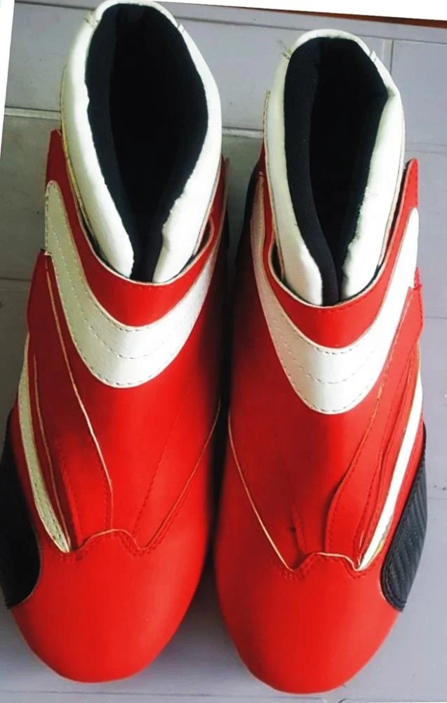 Kart racing boots /shoes Genuine leather Synthetic inserts racing shoes