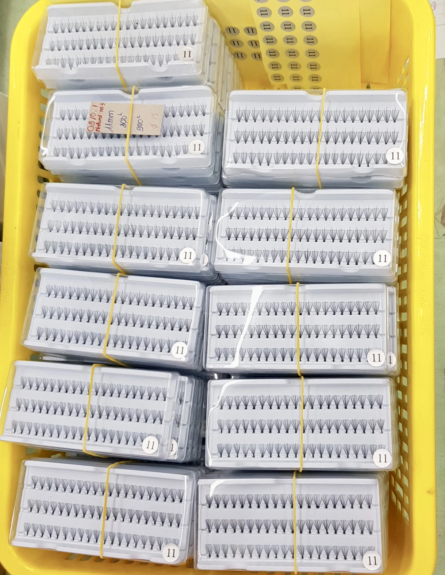 
Hot sale!! Individual Korea eyelash extension Y,W,3D,5D lash premium false lashes private label/Made in Vietnam 