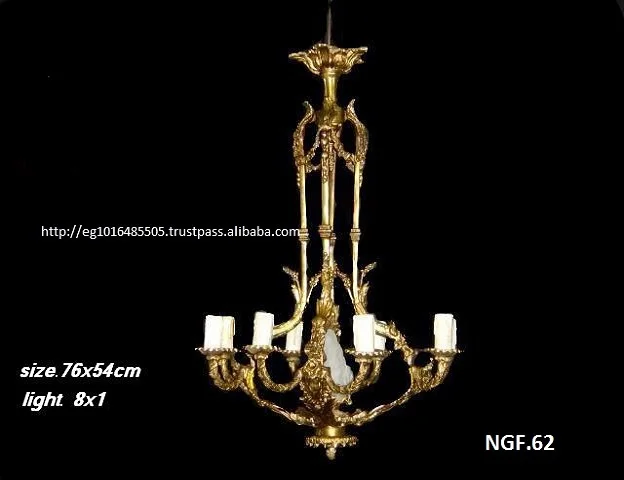 
brass chandelier 