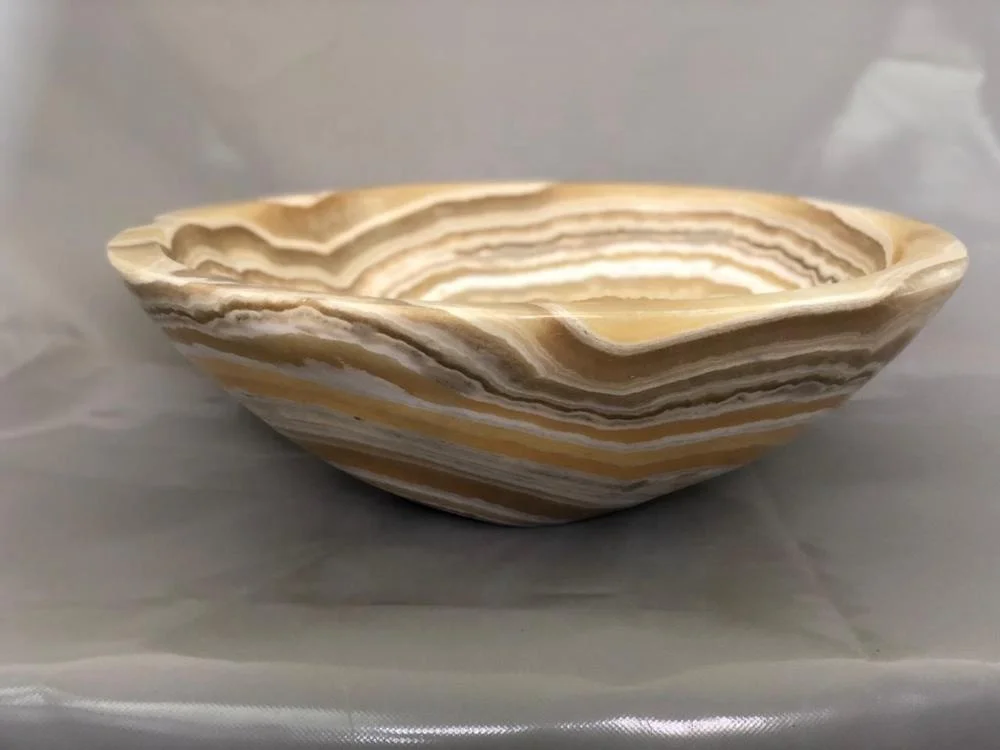 onix yellow bathroom marble wash basin