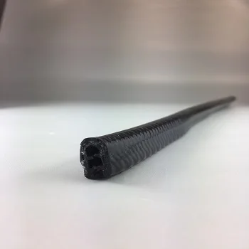 Rubber Seal Edge Door U Shaped SUS Metal or Iron Trim HR-06 Silicone Wire Carrier Insert Flexible