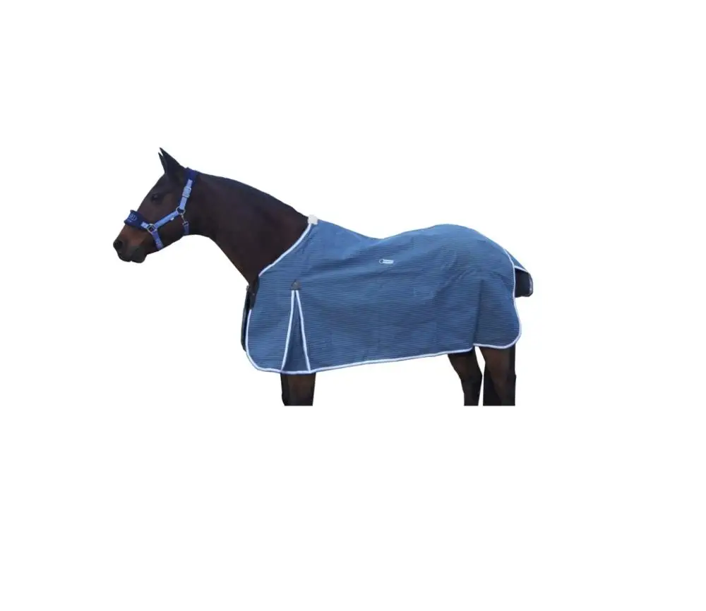 Oxford New Ripstop Blue Lined Summer Rug Equine Horse Canvas with Nylon Cotton Filling Winter Usage