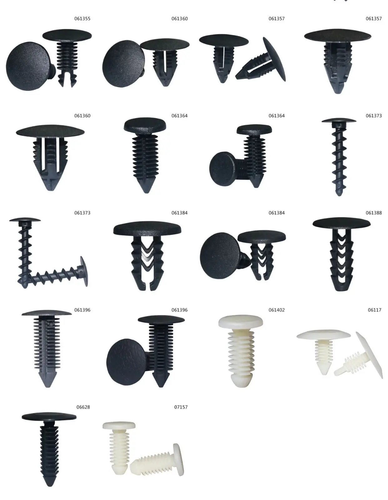 Factory supply retainer auto  clips and fasteners  automotive christmas pine tree clipsPlastic rivets Auto body clips061338