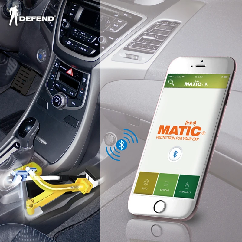 Automatic lock unlock smart operation car gear shift lock for customized