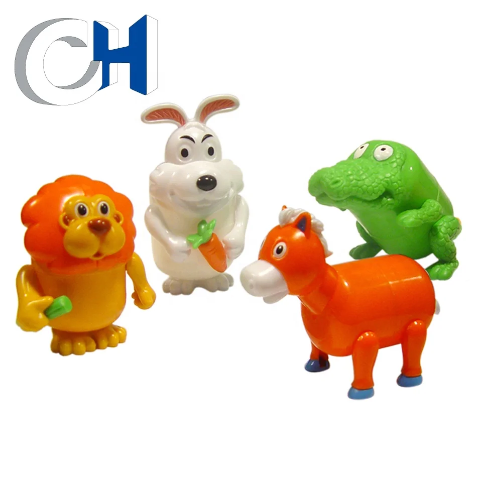 
Fashionable Creative Colored plastic PP Animal toys surprise egg 