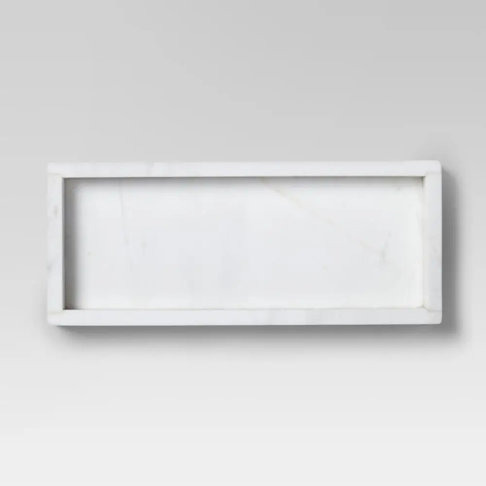 Wine Glass Marble Serving Tray