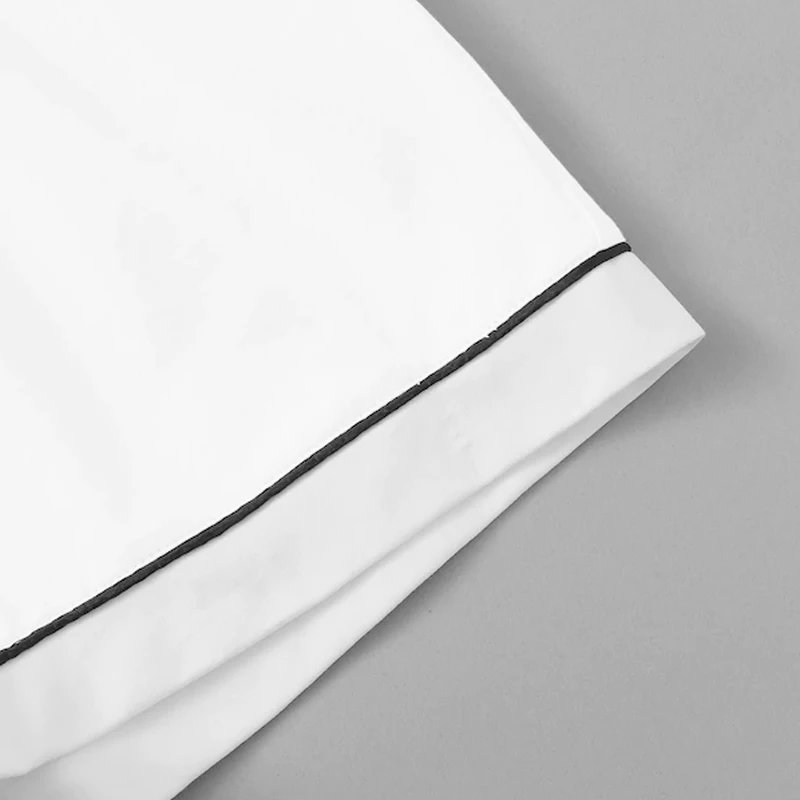 
MGOO Custom Women Pure White Satin Short Pyjama 