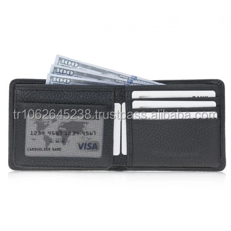 wallet men genuine leather