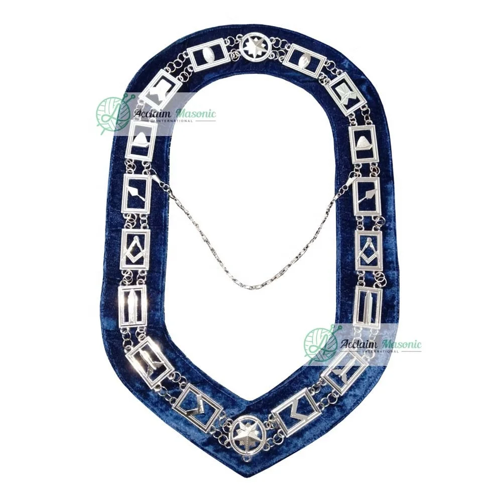 Masonic Regalia Blue Lodge Chain Collar