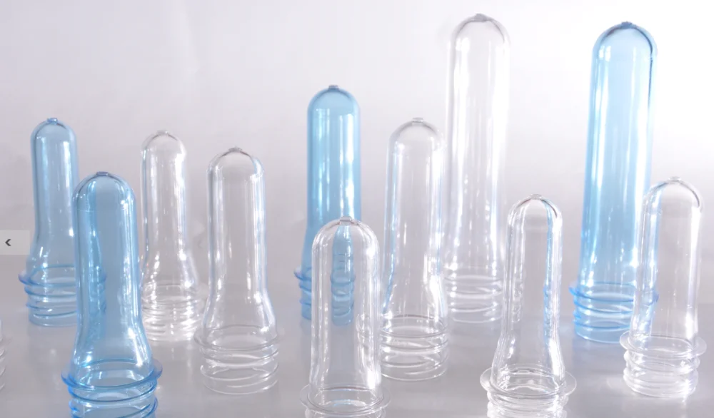 
water bottle PET Preform made from injection mold Duy Tan Plastic in Vietnam 