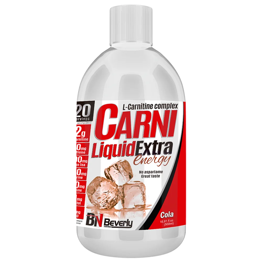 
Carnitine Liquid Beverly Nutrition. Bottle with 500 ml in three delicious flavors. 