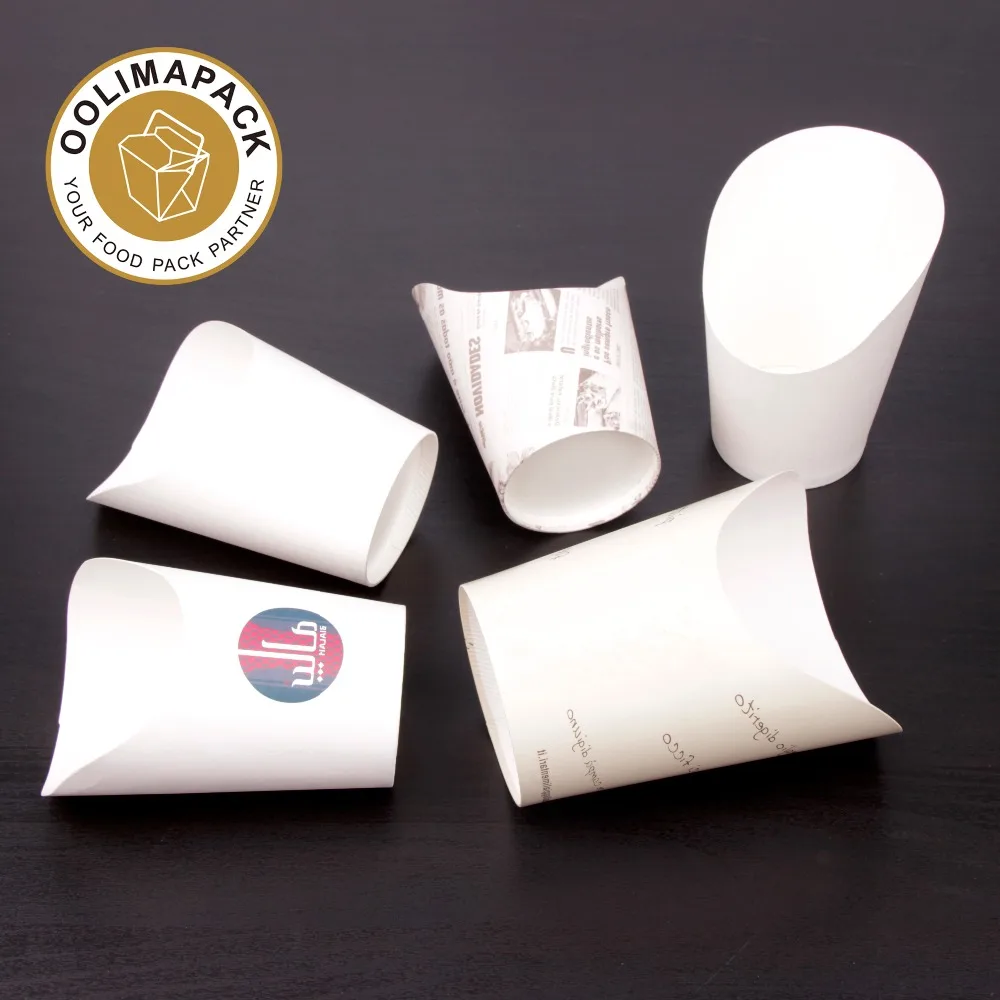 french fries cone holder scoop cup