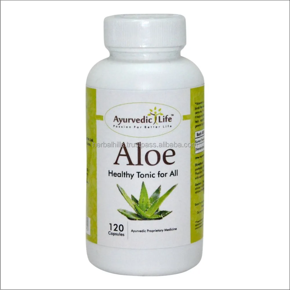 
Best selling Ayurvedic Life GMP Certified Aloe vera Aloe capsule, 400mg, 120 capsules for advanced healthcare 