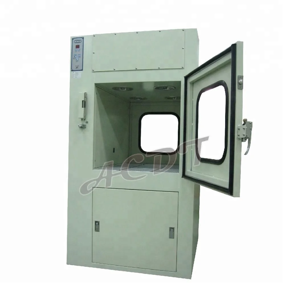 Class 100 clean room  pass box with air shower