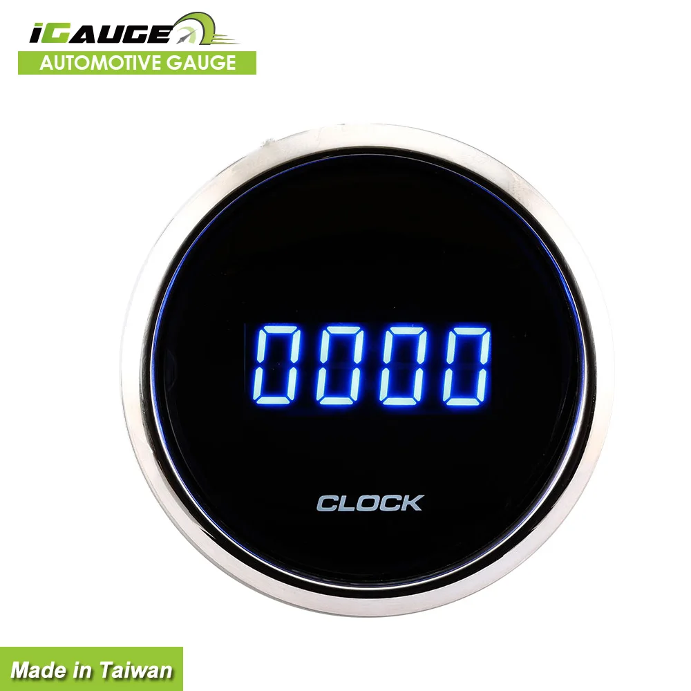 IGauge Universal 52mm High Stability Dashboard Digital Decoration Car Clock