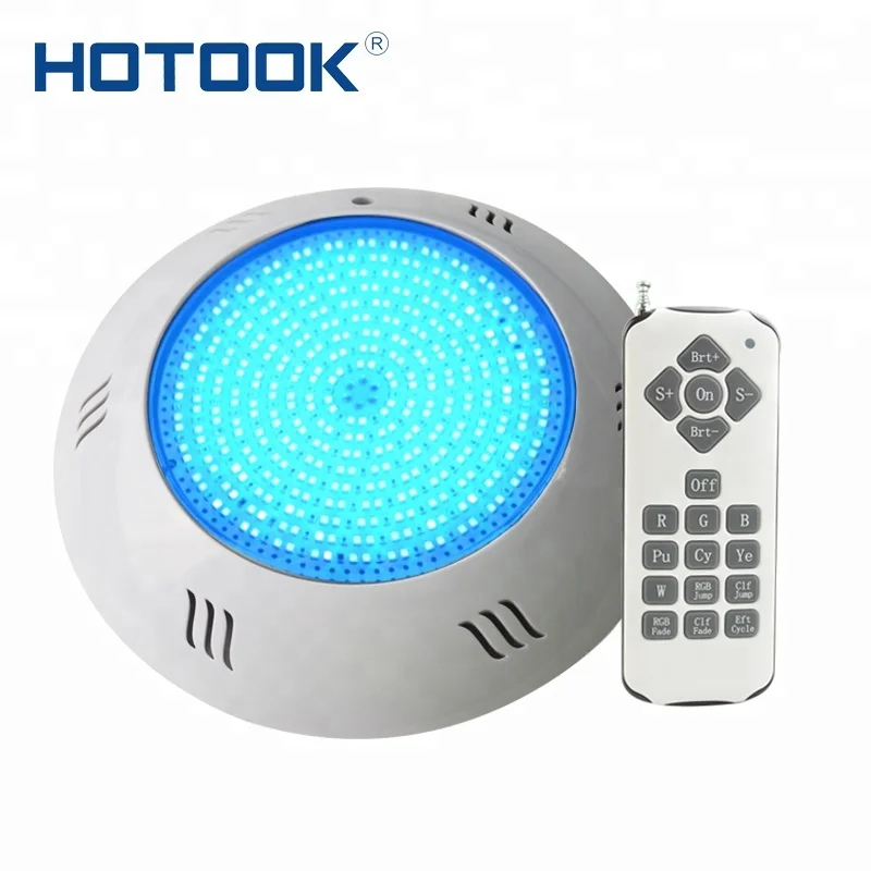 Светодиодный светильник для бассейна Par56, наполненная смолой лампа для соленой воды, 12 В, настенное крепление