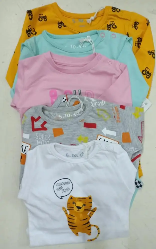 Newborn Baby Boy Girl Unisex Romper Bodysuit Sunsuit Summer Long Sleeve Cotton Clothes Branded Labels Bangladeshi Stock Lot