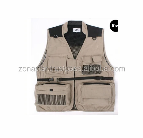 Fly Fishing Jacket Adult Adjustable Fly Fishing Vest Life Jacket  Bamboo Polyester Custom Casual Raining Winter Softshell Jacket