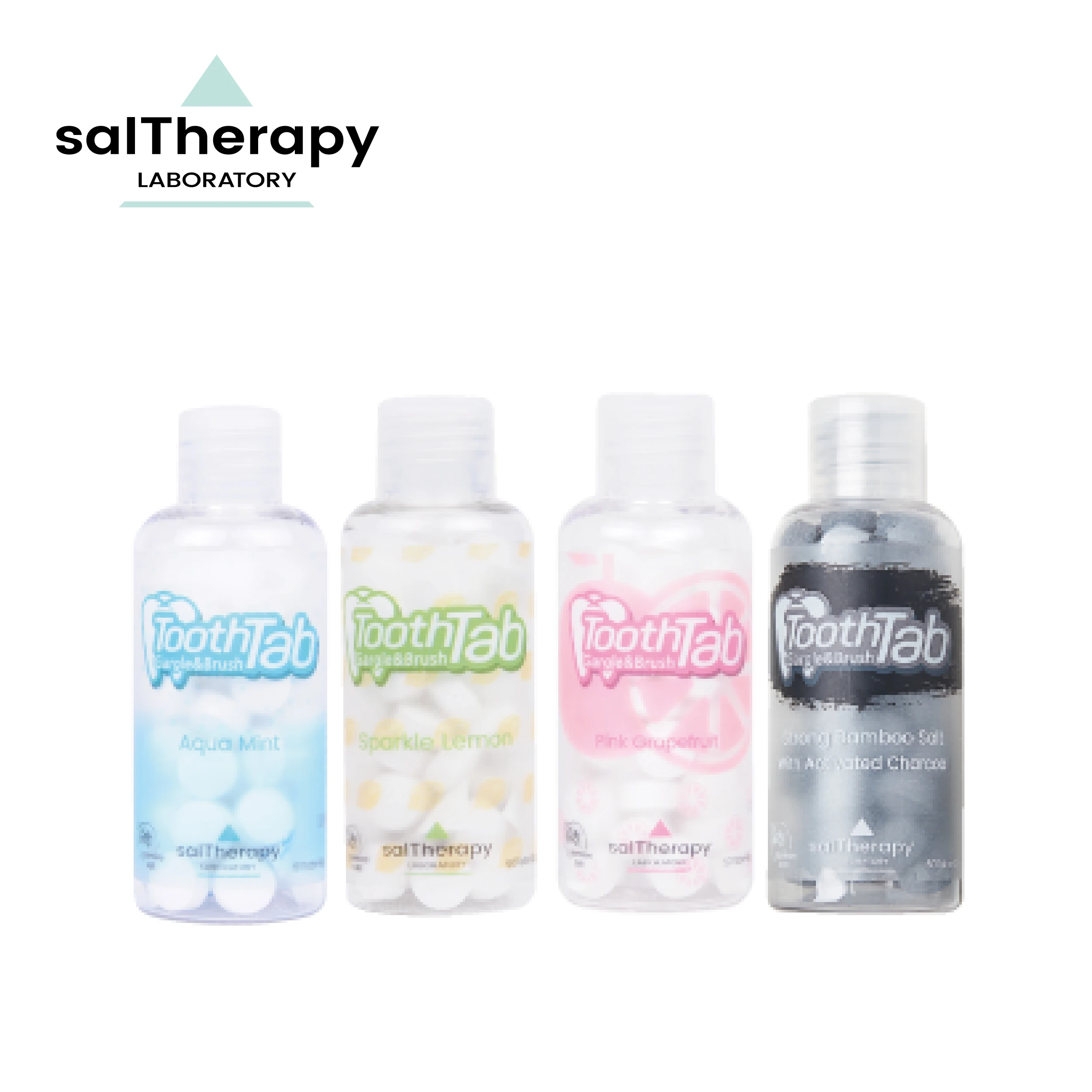 
[SalTherapy] 60 tablets ToothTAB : solid toothpaste l tootpaste tablets 