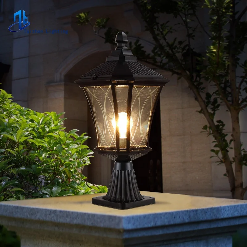 Household Pillar gate led lights villa post top Lamp for garden fence courtyard Landscape outdoor lighting