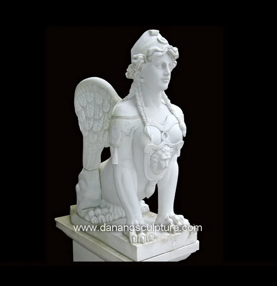Egyptian Garden Decoration Stone Sphinx Statue DSF-T108