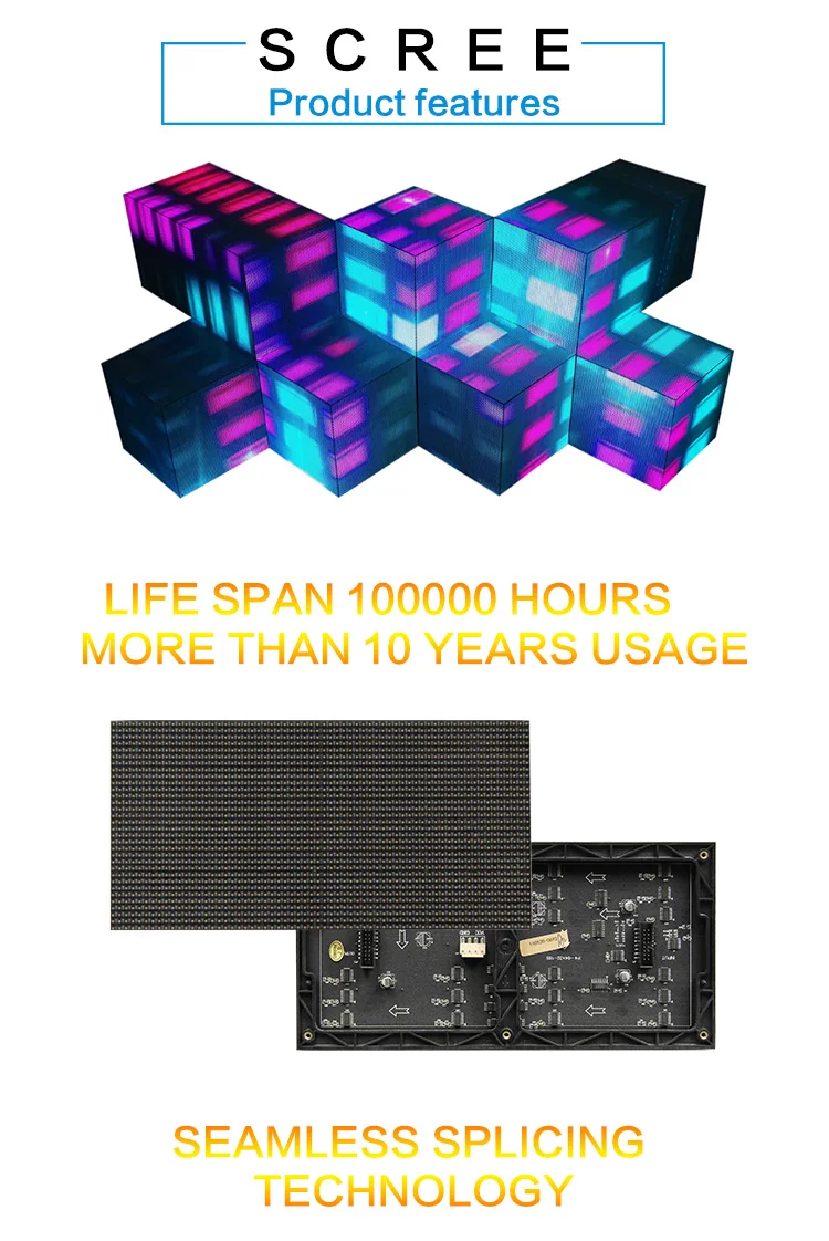 P4 P5 Disco/Night Club Portable Led Panel Dj Desk/table Booth Led Screen Led Display