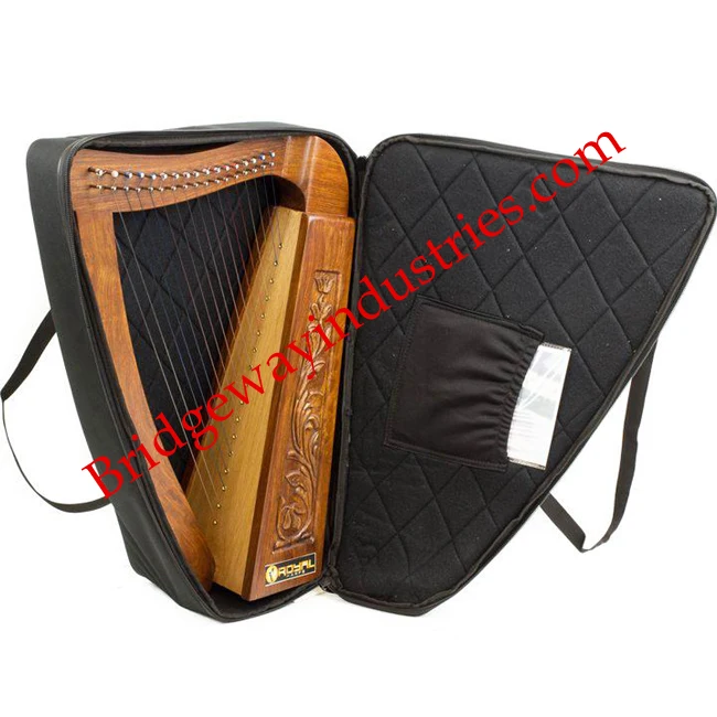 
27 Inch Tall Celtic Irish Knee Harp 17 Strings Solid Wood 