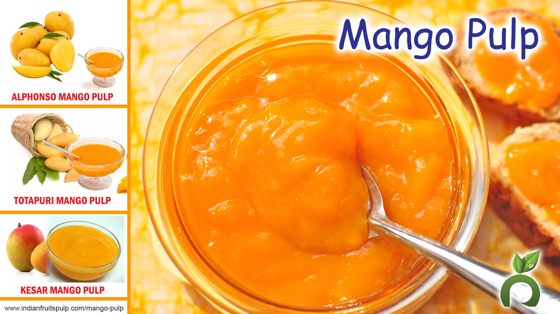 High Quality Totapuri Mango Pulp