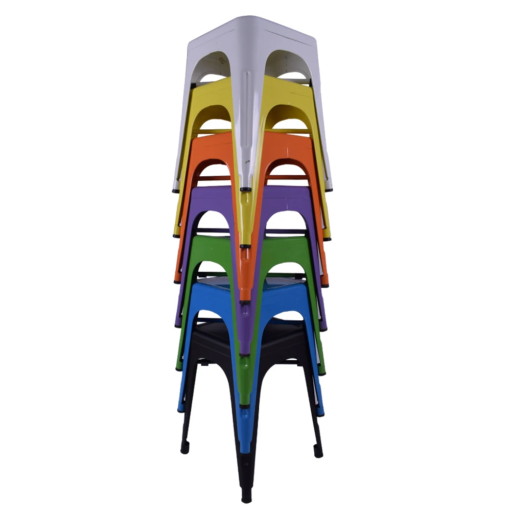 
High Quality Metal Furniture Bar Stool Chair, Colorful Durable Bar Stools 