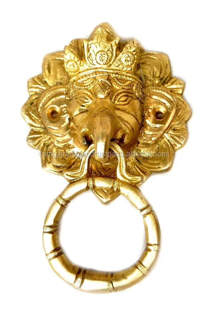 OMG Industries Antique Brass Eye Drop Door knocker Dresser Kitchen Cabinet Drawer knob With Pull Ring