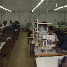 High Quality Super soft Men windbreaker mock up jacket /Khaki & Black Anorak Jacket