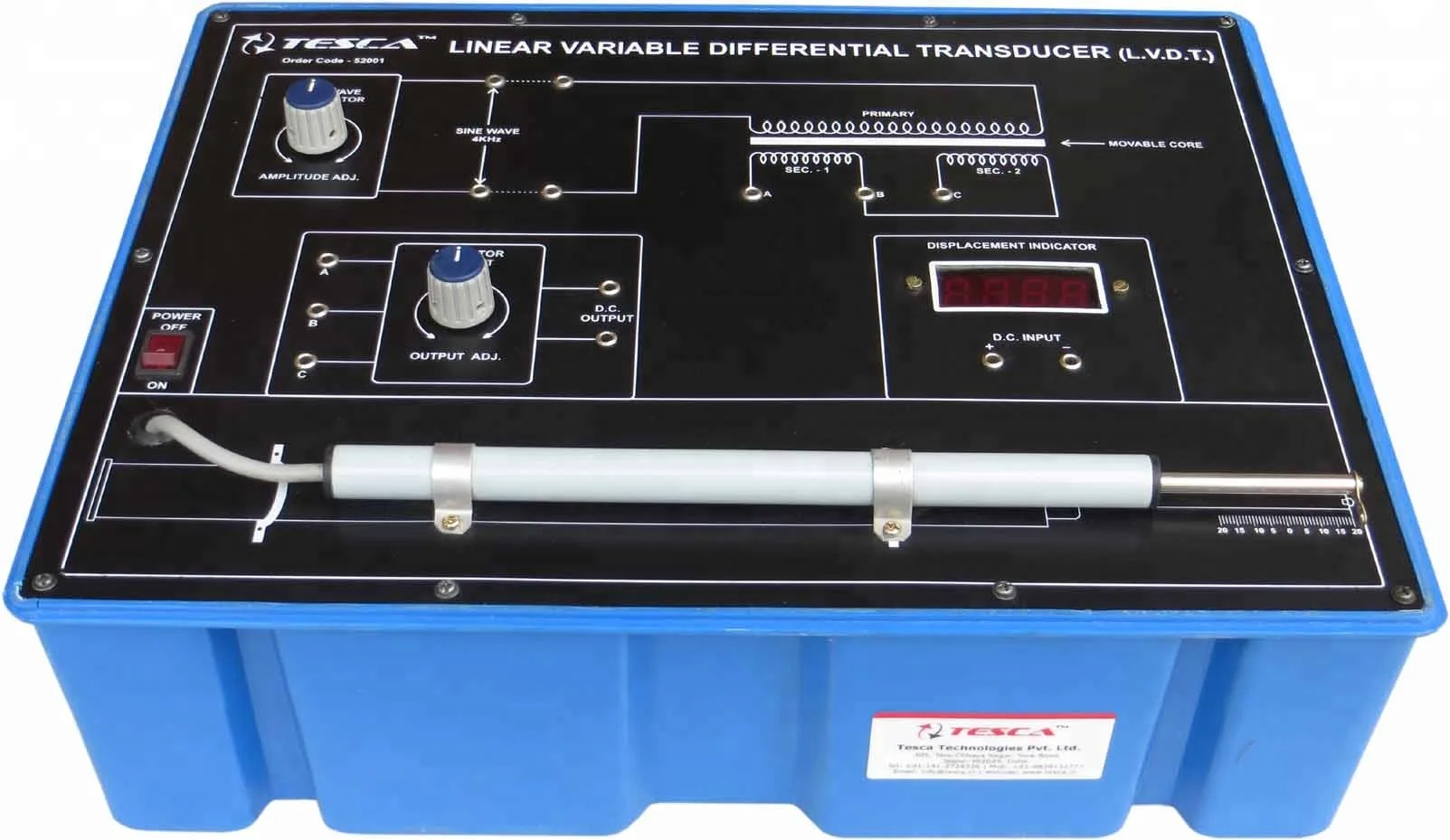 Linear Variable Differential Transducer Trainer