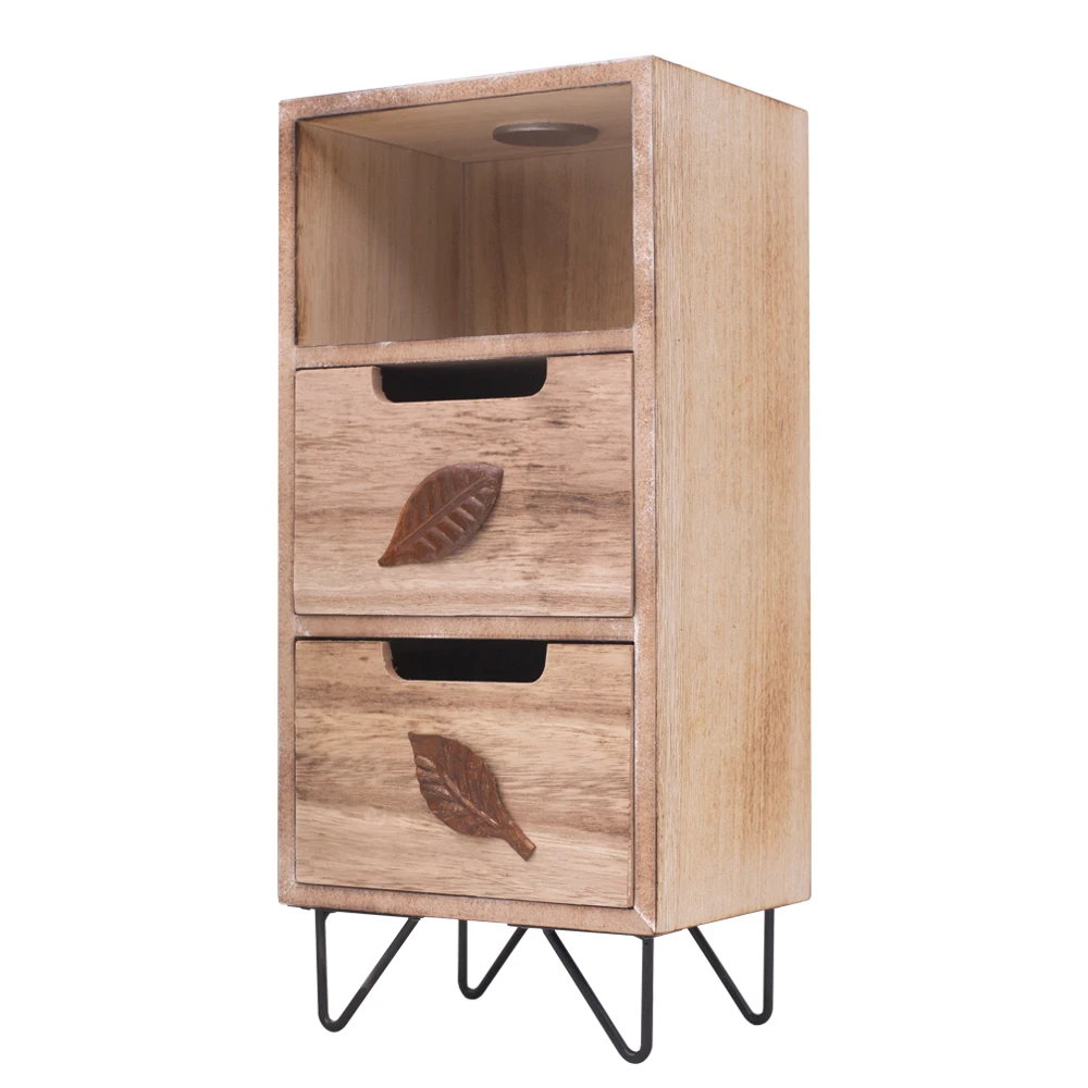 Hot Sell Wooden Desk Storage Decorative Cabinet With 3 Drawers