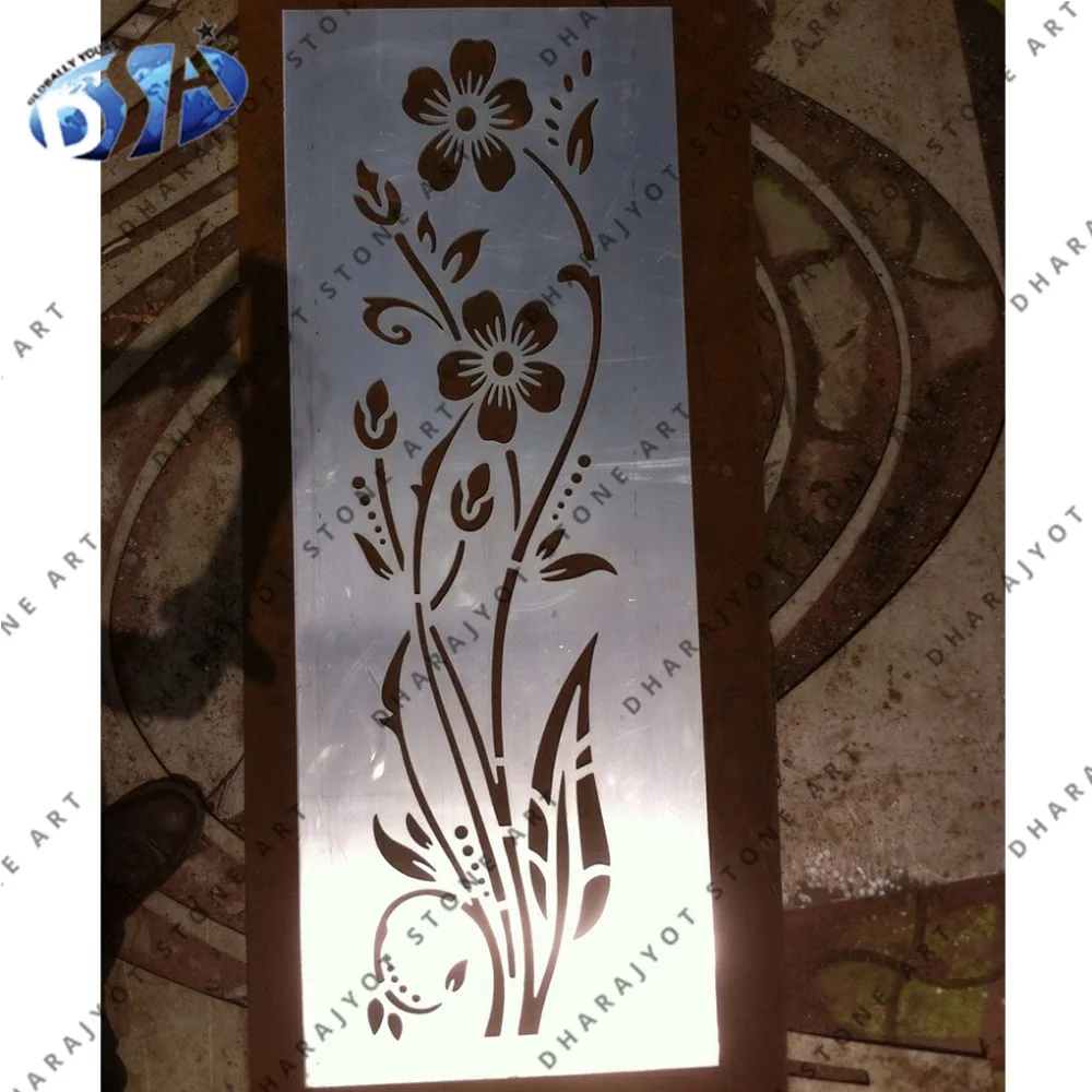 
beautiful granite polished flower design outdoor big jali decor 