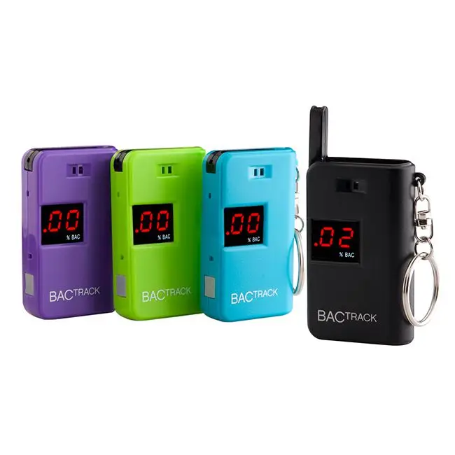 Alcohol Sensor Keychain Breathalyzer with Carrying Case