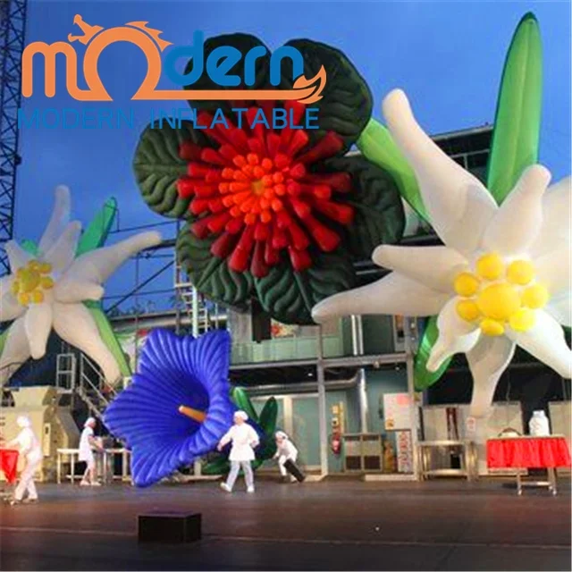 Гигантский надувной цветок для церемонии открытия/воздушный шар с подсветкой