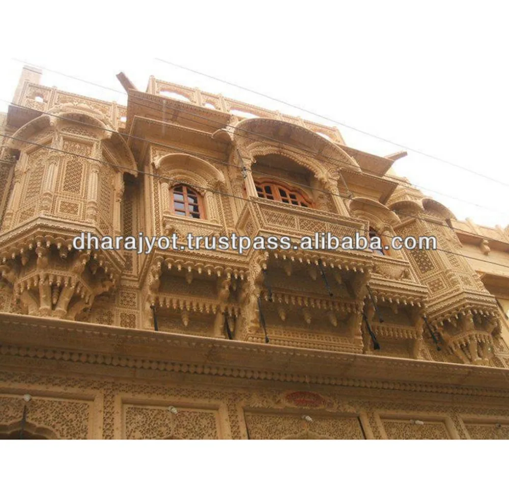 Большая внешняя красивая резьба Jharokha