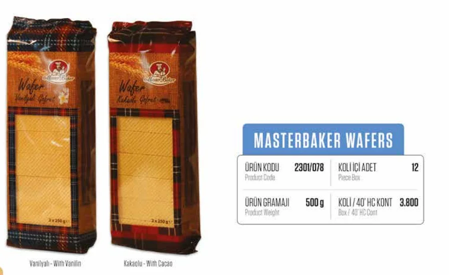 
Wafers 30g, 35g, 70g, 80g, 140g, 240, 500g ... 